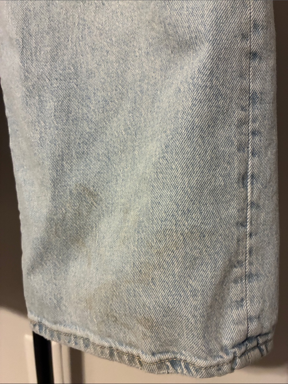 Urban Outfitters BDG High & Wide Light Wash Cotton Blue Jeans Size 27 - Picture 10 of 10